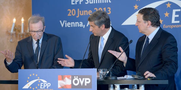 EVP-Gipfel: Merkel in Wien