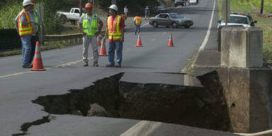 Schweres Erdbeben auf Hawaii