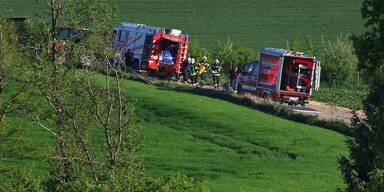 Landwirt kam mit Kopf in Streuwerk