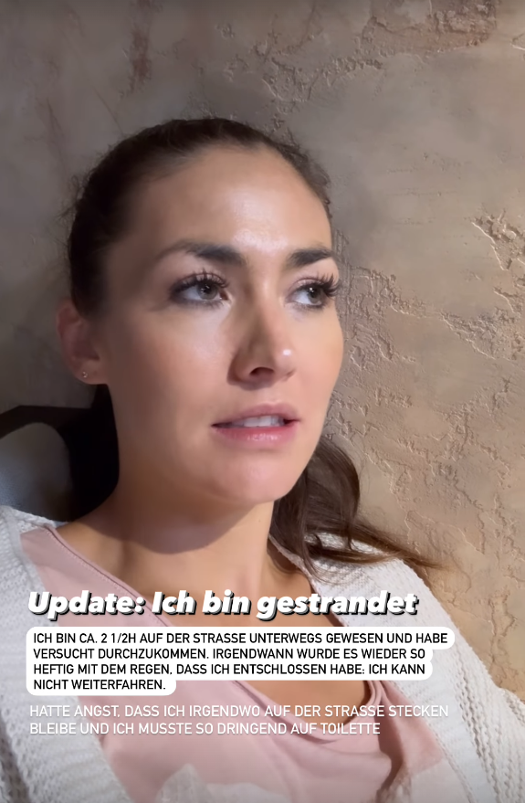 Klum-Model strandet in Fluten