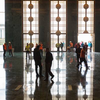 200.000 m² als Symbol für seinen Größenwahn.