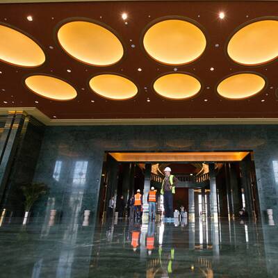 200.000 m² als Symbol für seinen Größenwahn.