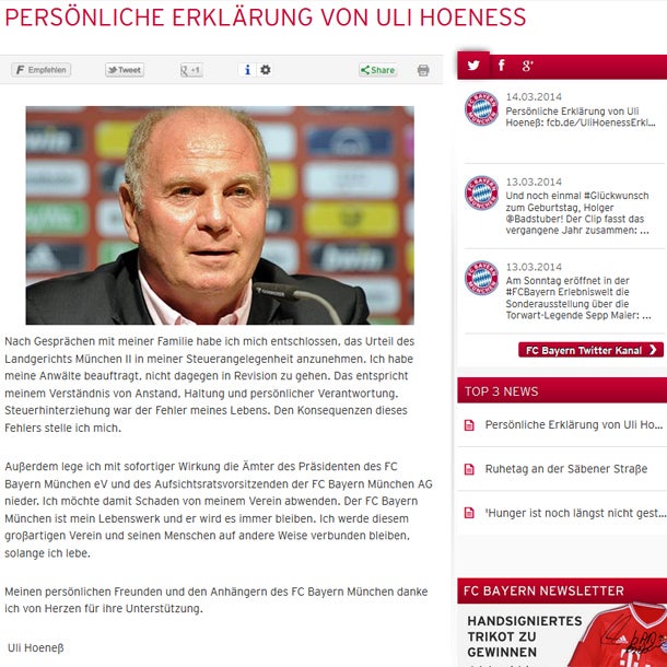 Darum geht Hoeneß ins Gefängnis