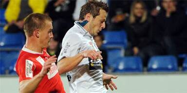 Admira schaffte mit 9 Mann Remis in Altach