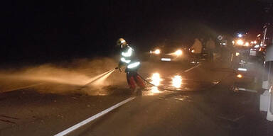 Unfall mit Esel bei Kapellen