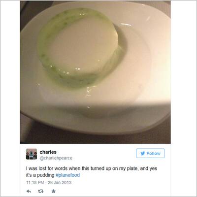 Das schlechteste Flugzeugessen der Welt