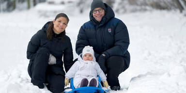 Prinzessin Estelle im Schnee