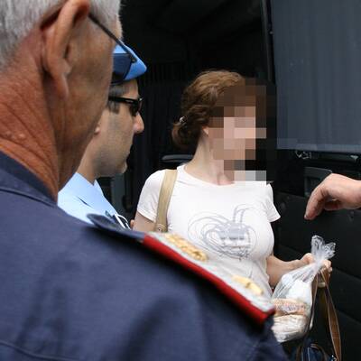 Sie wurde aus Italien überstellt