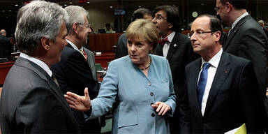 Werner Faymann, Angela Merkel, Francois Hollande