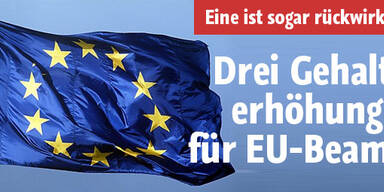 Drei Gehalts-Erhöhungen für EU-Beamte?