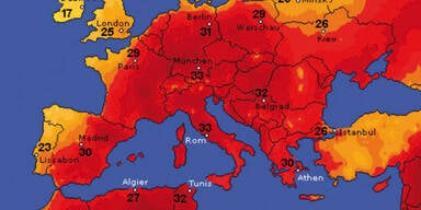 So schwitzt Österreich bei Sahara-Hitze