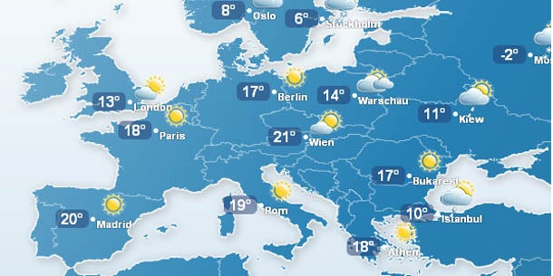 Wien ist die wärmste Stadt Europas