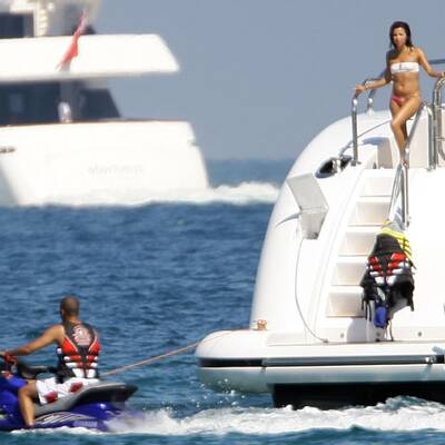 Yacht-Urlaub: Eva Longoria als Badenixe