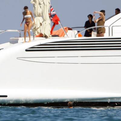Yacht-Urlaub: Eva Longoria als Badenixe