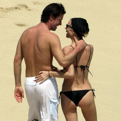 Am Strand: So verliebt turtelt Eva Herzigova