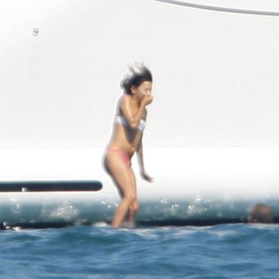 Yacht-Urlaub: Eva Longoria als Badenixe