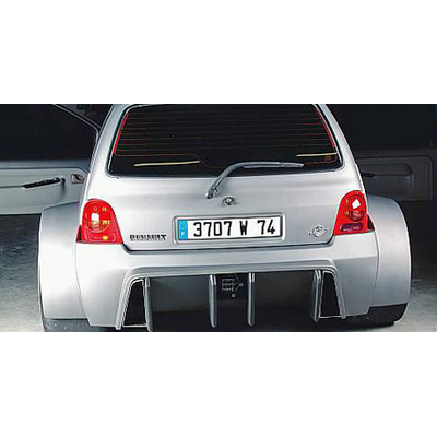 Twingo mit Mittelmotor V8 von Rover