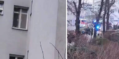 Explosion in Gemeindebau