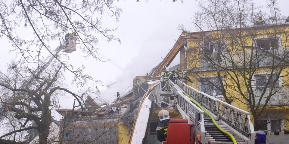 Explosion in Langenzersdorf: Eine Person vermisst