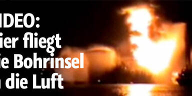 So flog die Bohrinsel in die Luft