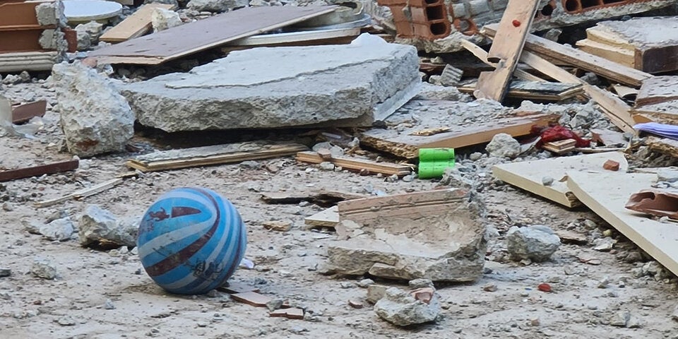 So ging die Suche nach Verschütteten weiter