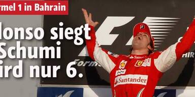 Ferrari feiert Doppelsieg - Schumi 6.