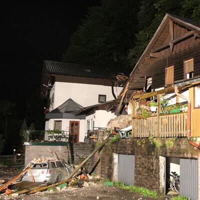 Felssturz in Obertraun 