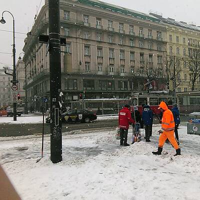 Schneeräumen ohne Ende – Hier Tulln  