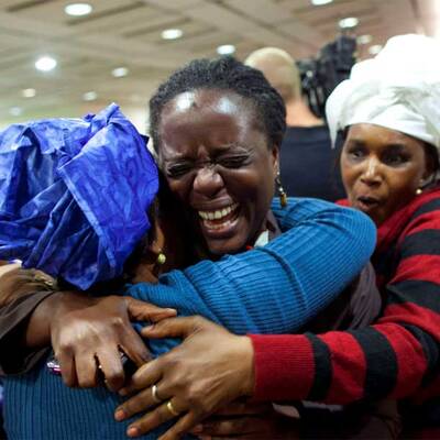 Barack Obama und Bruce Springsteen in Madison / Wisconsin 