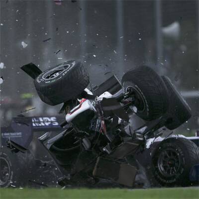 Spektakulärer Unfall in Melbourne