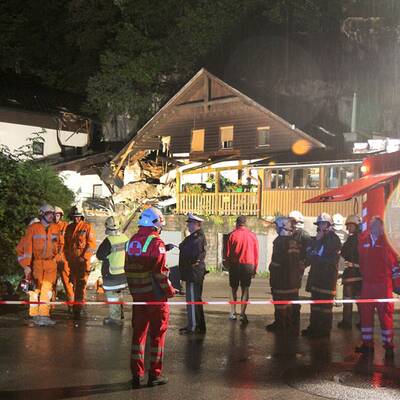 Felssturz in Obertraun 