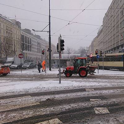 Schneeräumen ohne Ende – Hier Tulln  