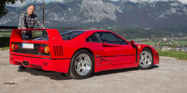 Gerhard Berger verkauft seinen Ferrari F40