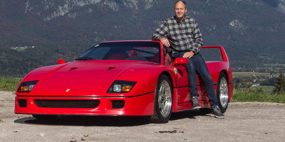 Gerhard Berger verkauft seinen Ferrari F40
