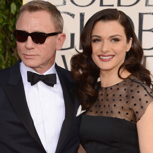 Daniel Craig mit seiner Ehefrau Rachel Weisz.