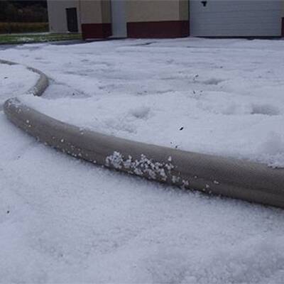 Winterlandschaft nach Hagel