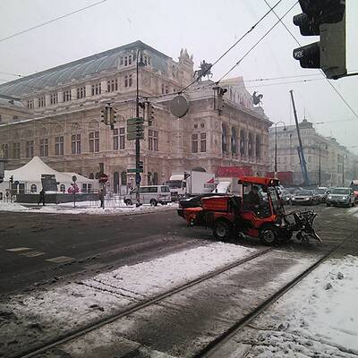 Schneeräumen ohne Ende – Hier Tulln  