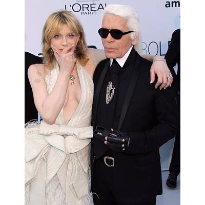 amfAR-Gala in Cannes: Courtney Love zeigt ihr Grusel-Dekolleté