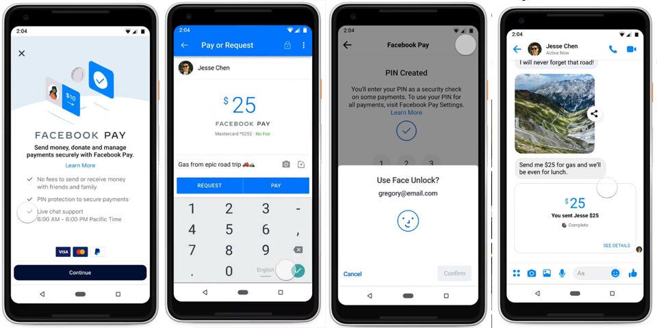 Bezahldienst für Facebook, WhatsApp & Instagram startet