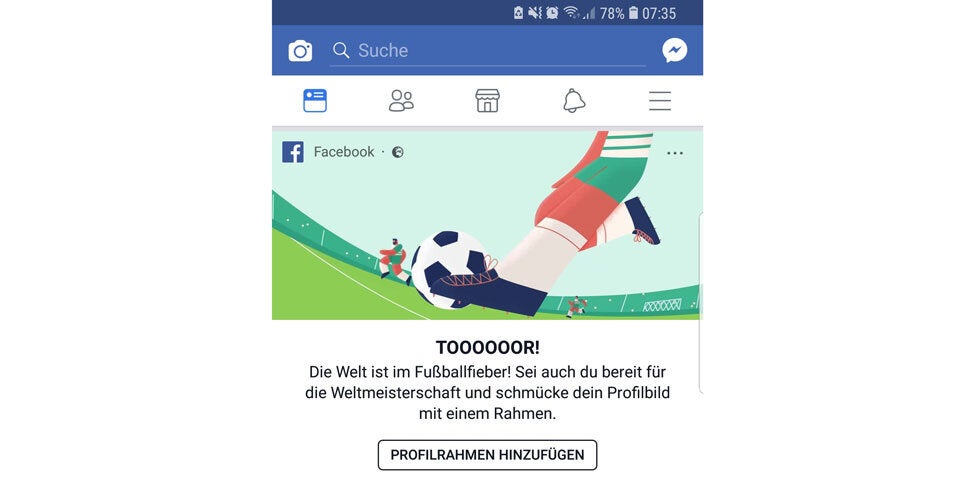 Facebook begeistert mit Fußball-Features