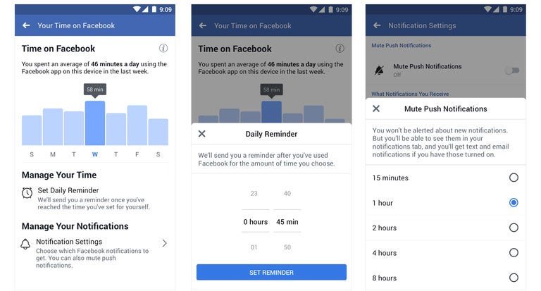 Facebook warnt User vor zu viel Facebook