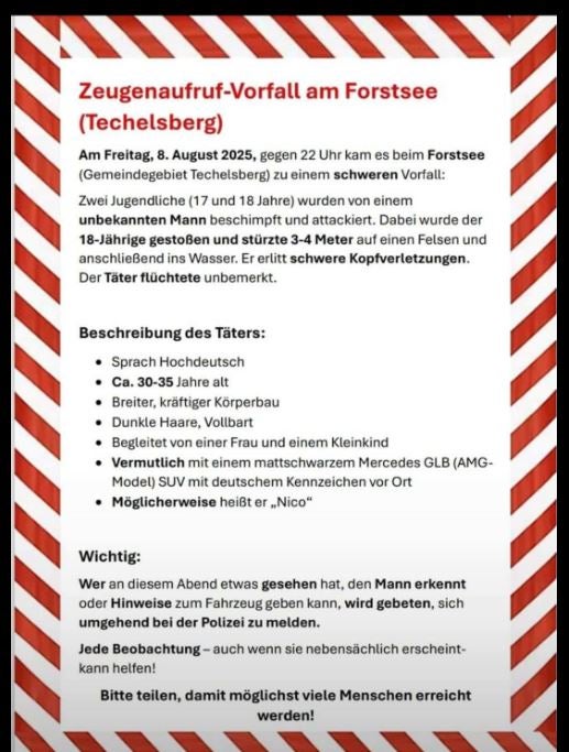 Täter gesucht