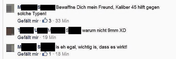 Polizist als Hass-Poster