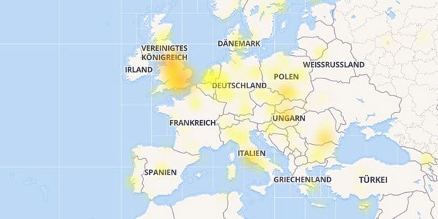 Facebook down: Massive Störungen gemeldet