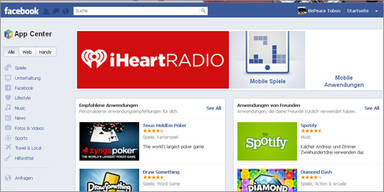 Facebook startet sein App Center