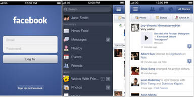 Facebook-Timeline startet jetzt am iPhone