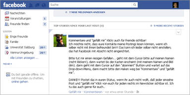 Facebook-Einträge verunsichern die Nutzer