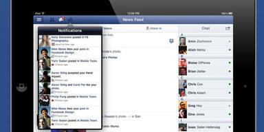 Eigene Facebook-App für das iPad ist da
