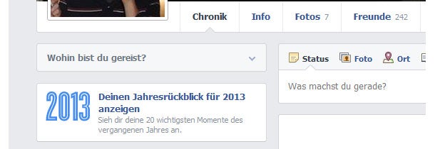 So machen Sie Ihren Facebook-Jahresrückblick