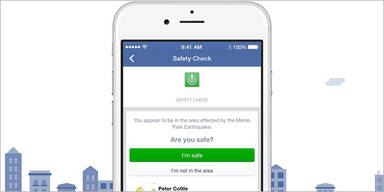 Facebook: 4,1 Millionen "Safety-Checks"